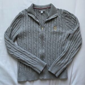 TOMMY HILFIGER ZIP UP SWEATER